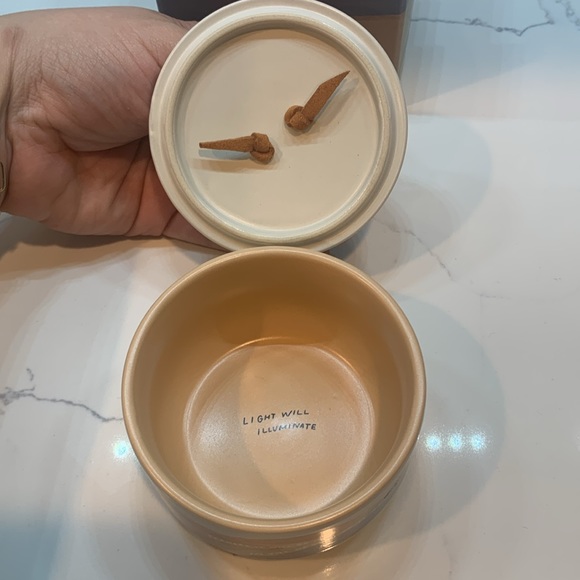 Fringe Ceramic Round Trinket Box Desert Mountain - Picture 2 of 4